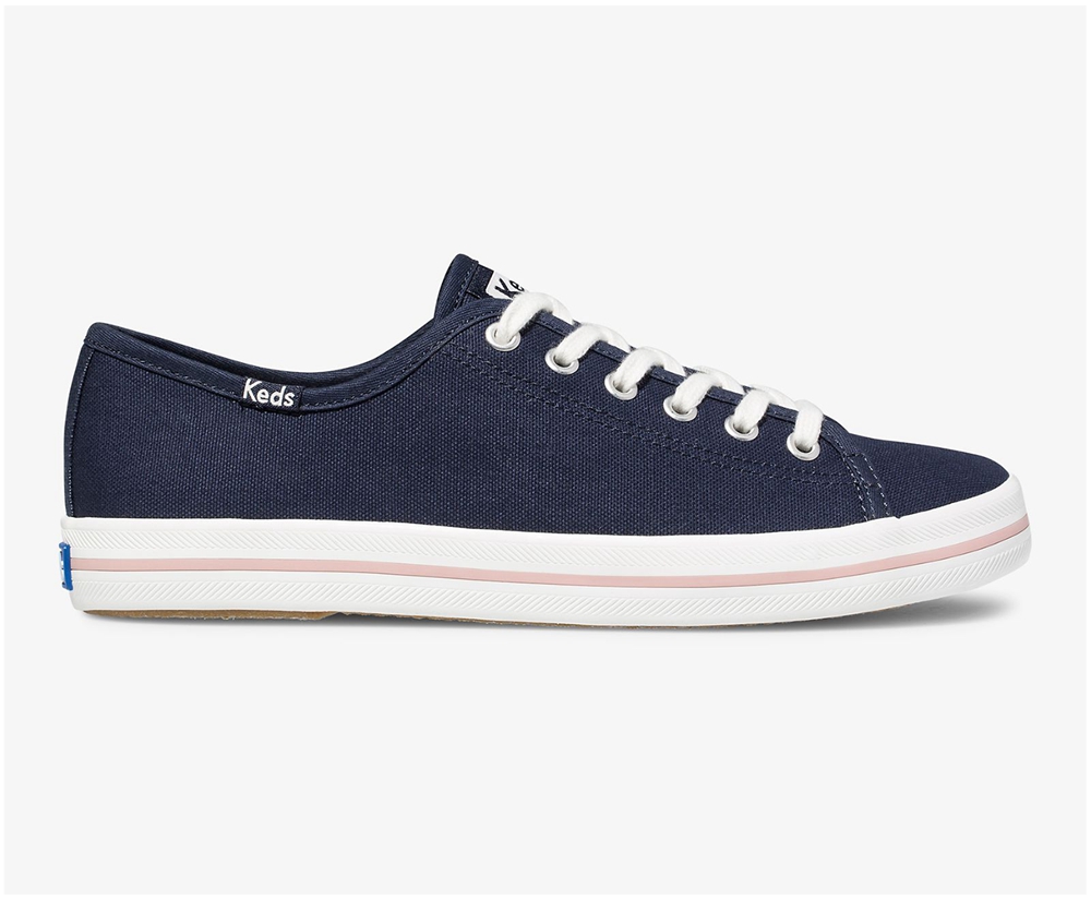 Keds Sneaker Damen Navy - Washable Kickstart - CON-128539